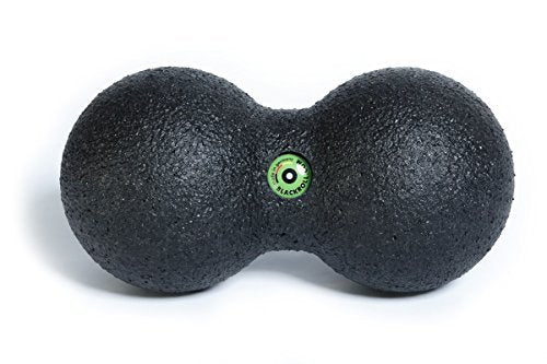 BLACKROLL - DUOBALL 08 Massage Ball, Double Lacrosse Ball Massager for Deep Tissue Massage, Trigger Point Massage Tool for Back, Spine and Shoulder, Muscle Recovery and Relief, Black - size: 3.2"