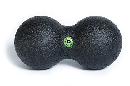 BLACKROLL - DUOBALL 08 Massage Ball, Double Lacrosse Ball Massager for Deep Tissue Massage, Trigger Point Massage Tool for Back, Spine and Shoulder, Muscle Recovery and Relief, Black - size: 3.2"