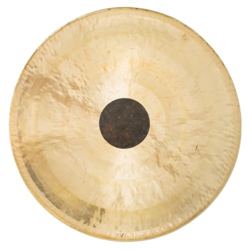Unlimited Chocolate Drop Gongs - Includes Gong, Mallet & Rope/Bronze Chinese Gong/Bright Tones/For Sound Healing, Meditation & Yoga/Small & Large Available - size: 24"