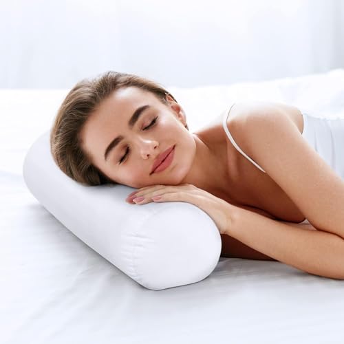 Utopia Bedding Bolster Pillow Inserts, 6x16 Neck roll Pillow, 1 Pack, White - color: White, size: 6x16 Inch (Pack of 1)