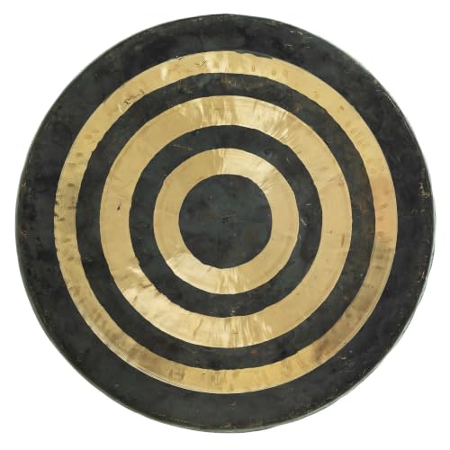 Unlimited Lunar Flare Gongs - Includes Mallet & Rope/Sound Healing & Meditation Instrument/Bronze Chinese Gong/Deep Lingering Tones - size: 14"