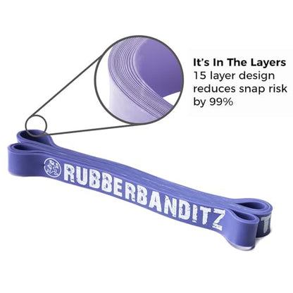 Rubberbanditz Resistance Bands Workout Kit | Exercise Bands, Door Anchor, Handles, Carry Bag, Straps | Resistance Training, Physical Therapy - color: 1.5 lbs (0.7 kg) Standard Package