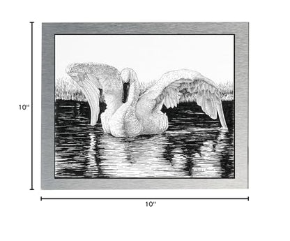 AlumaComp Aluminum Archival Painting & Mounting Panel, 10x10, Double-Sided, 100% Archival, Acid-Free, 4mm Thick, for All Media - Ideal for Professional Photographers, Fine Artists, Graphic Artists - size: 10"x10"