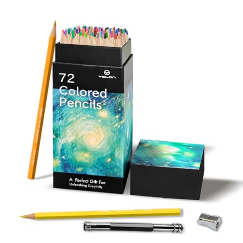 72 Colored Pencils Professional Coloring Pencils Artist Sketch Drawing Color Pencil for Kids and Adults Art Color Pencil Set - size: 1 Count (Pack of 72)
