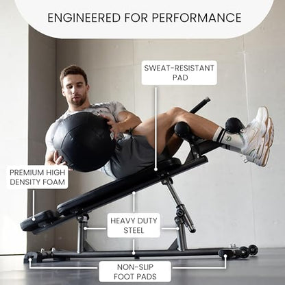 Finer Form Semi-Commercial Decline Sit Up and Flat Weight Bench