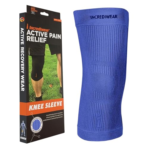 Incrediwear Knee Sleeve – Knee Braces for Knee Pain, Joint Pain Relief, Swelling, Inflammation Relief, and Circulation, Knee Support for Women and Men - color: Royal, size: X-Large