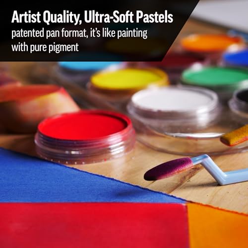 PanPastel Artist Pastels by GOLDEN, Grayscale Set, 7 Color, Professional Artist Pastels, Unique Pan Format (cake-like)