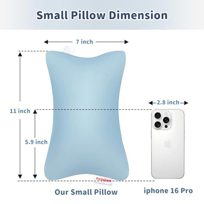 Pro Goleem Small Pillow, 11"x7"x2.5"(Blue) - color: Blue
