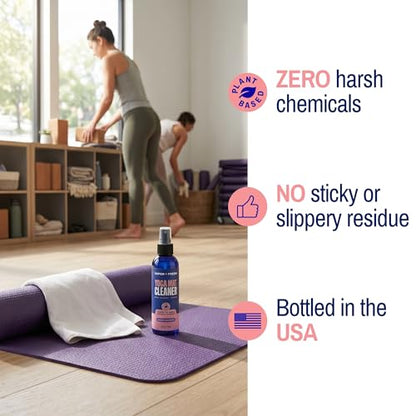 Vapor Fresh Yoga Mat Cleaner Spray, Eucalyptus Lavender, 6oz (3 Pack) - size: 6 Fl Oz (Pack of 3)
