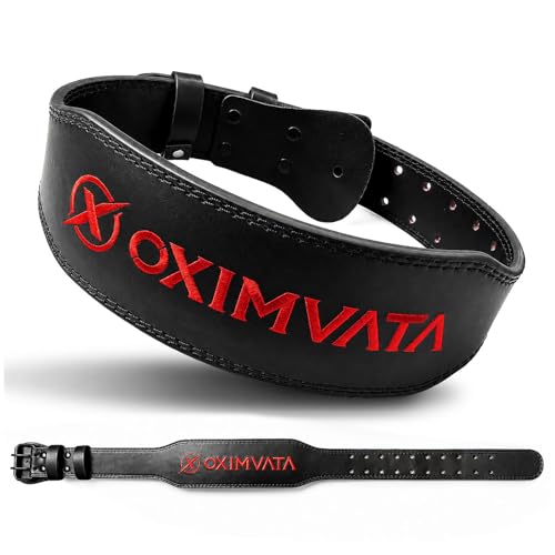 Weight Lifting Belt for Squat Deadlift Powerlifting Gym - color: Black/Red, size: Small