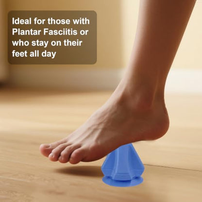 Trigger Point Massage, Massager Ball for Deep Tissue Myofascial Release Physical Therapy, Foot Plantar Fasciitis Pain Relief Psoas Hip Flexor Iliacus Release, Back Muscle Knot Release Tool - color: Blue Pointmassager