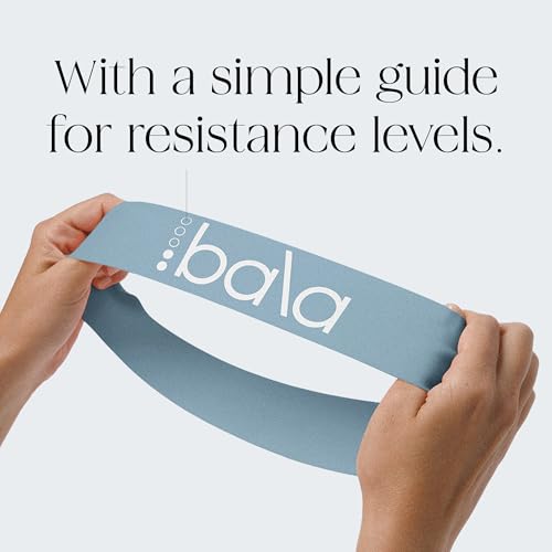 Bala Bands Resistance Bands, Elastic Booty Bands for Home Workouts, 5 Pack - color: Sea