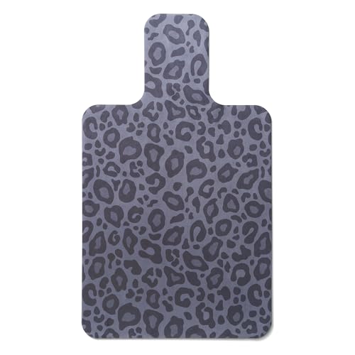 Pilates Reformer Mat-Fits Aeropilates, Allegro, Balanced Body, Merrithew Machines – Clean and Non Slip - color: Black Leopard Print