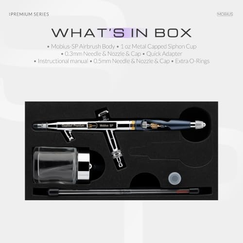 Gaahleri Airbrsuh Premium Series Mobius Siphon Feed Airbrush