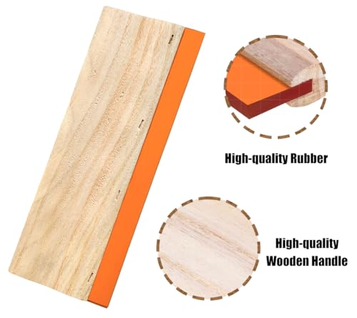 1 Pieces 13.7 Inch Screen Printing Squeegees 75 Durometer Ink Scraper for Screen Printing（Large Size）