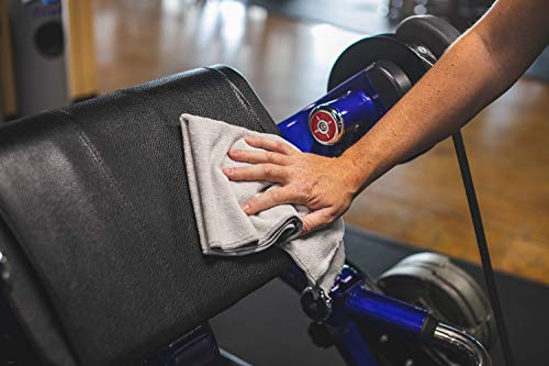 The Rag Company - Sport & Workout Towel - Gym, Exercise, Fitness, Spa, Ultra Soft, Super Absorbent, Fast Drying Premium Microfiber, 320gsm, 16in x 27in (3-Pack) (Ice Grey) - color: Ice Grey