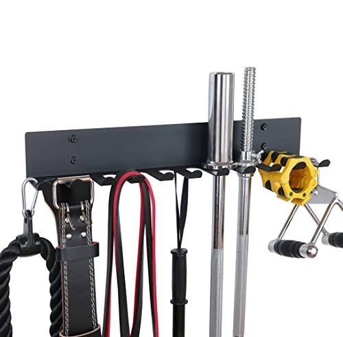 Home Gym Storage Rack, Extra Long 23‘Barbell Rack Weight Room Organizer 11 Prong Gym Equipment Storage Rack for Gym Accessories Like Fitness Bands,Resistance Bands,Straps,Foam Rollers,Barbell