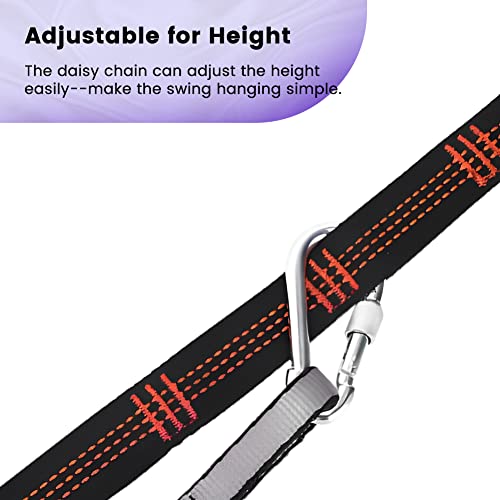 Kids Therapy Swing with Special Needs Snuggle Swing Cuddle Hammock Indoor Adjustable Aerial Yoga for Children with Autism, ADHD, Asperger, Sensory Integration (Hardware Included) - color: Purple