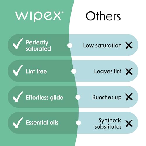 Wipex Natural Wipes for Fitness in Lemongrass & Eucalyptus, Gyms, Yoga, Peloton Cycles, Treadmills and Home, 75 Count (Pack of 4) - size: 75 Count (Pack of 4)