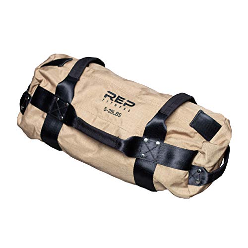REP Fitness Adjustable Sandbag 1000D Cordura 5-200 Lbs 7 Reinforced Handles Water-Resistant Quick-Dry Small XL Functional Strongman Training Workout Cross-Fit Weighted Bag Exercise Gym Heavy - color: Small-Tan