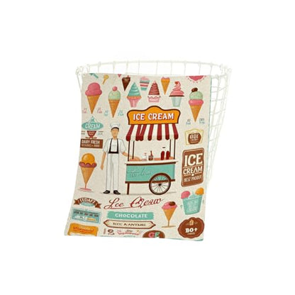 Ice Cream Sweet Food Bath Towel 15X30 Inch Washcloths Dessert Scoop Parlor Face/Body/Hair/Hand Towel for Spa Gym Yoga Swim Bathroom Kitchen Hotel - color: Ice Cream Sweet