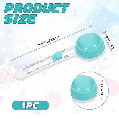 Portable Paper Circle Cutter, Adjustable Craft Cutting Tools Cardboard Circle Cutter Replaceable Blades Compass Cutting for Paper Crafts Scrapbooking, Diameter 4'' to 12.5''