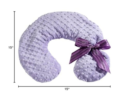 Sonoma Lavender Luxury Lavender Neck Pillow, Lilac Dot | Heatable/Chillable, Microwaveable for Neck and Shoulders, Removable Washable Covers, Great for Relaxation and Pain Relief - color: Lilac Dots