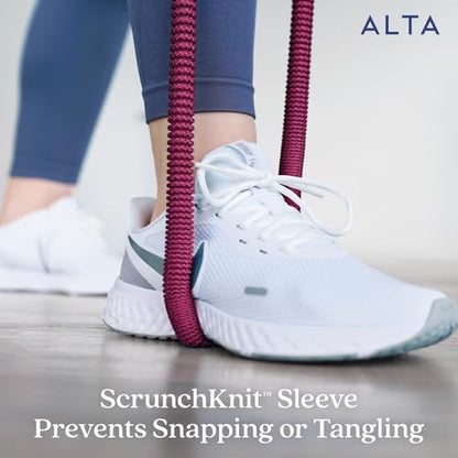 ALTA Resistance Tube Bands for Women, Full Kit Resistance Bands, Set of 3 - color: Burst, size: 5 Band Set