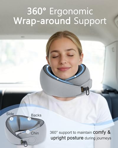 BeeVines Silk Sleep Masks & Travel Neck Pillow