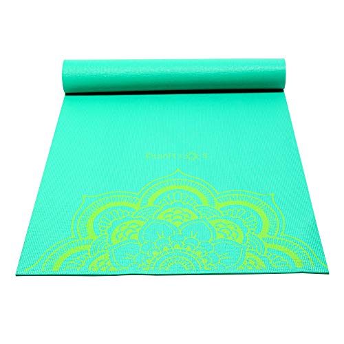 Sol Living Travel Yoga Mat - Natural Tree Rubber for Extra Grip - Non-Slip, Foldable, Eco-Friendly - Perfect for On-the-Go Yoga, Pilates, Fitness, Meditation - 24" x 72", Green - color: Green