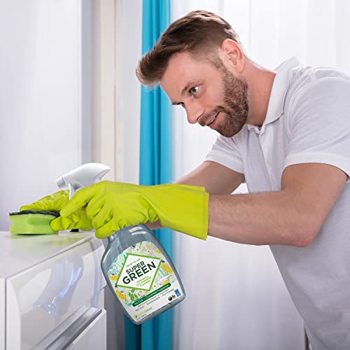 SuperGreen Powerful All-Purpose Cleaner and Degreaser | USDA Certified Bio-Based, Non-toxic, NO Ammonia or Phosphates, Cucumber Fragrance 32 fl oz 1 Pack… - size: 32 Fl Oz (Pack of 1)