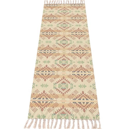 nuveti Cotton Yoga Mat - Absorbent, Grippy Tight Weave, Ashtanga & Hot Yoga Rug, Helps with Slippery Hands & Feet - color: YiDiFei-New