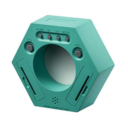 Home & Office Timer with Clock, 5,15, 30, 45, 60 Minute Preset Countdown Timer, Easy-to-Use Time Management Tool (Cyan) - color: Cyan