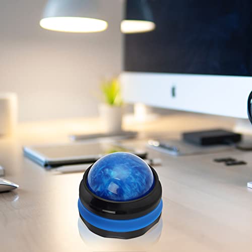 Coolrunner Massage Ball, Manual Roller Massager, Handheld Self Massage Therapy and Relax Full Body Tools for Sore Muscles, Shoulders, Neck, Arms, Legs, Back, Foot, Body (Blue) | Therapy and Relax Full Body Tools for Sore Muscles, Shoulders, Neck, Arms, Le