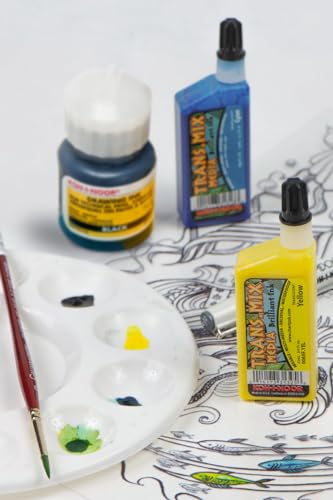 Koh-I-Noor Translucent Mix Media Pigment-Based Drawing Ink, 0.75 Oz. Bottle, Magenta (9065F.MAG)