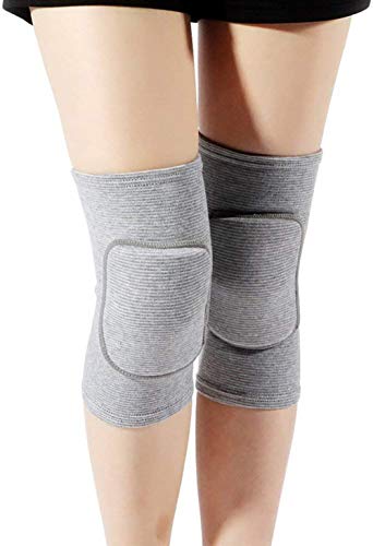 Volleyball Knee Pads for Dancers, Soft Breathable Knee Pads for Men Women Kids Knees Protective, Knee Brace for Volleyball Football Dance Yoga Tennis Running Cycling Workout Climbing - color: Gray, size: Small