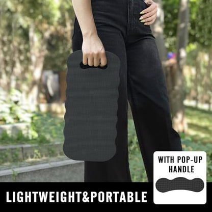 Altdorff Thick Kneeling Pad 2 Pack, Waterproof, Comfortable Garden Kneeling Pads Stain Resistant, Multi-Functional Kneeler Pad for Gardening, Baby Bath, Yoga, Praying and Exercise (Black) - color: Black