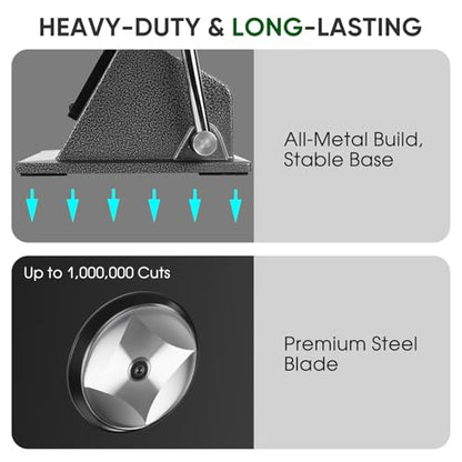 1.38''/35mm Paper Button Cutter for Making 1''/25mm Badges | Round Metal Graphic Die Cutter for DIY Badges Crafts Keychains Cardstock Photo Paper - size: 35mm Graphic Cutter
