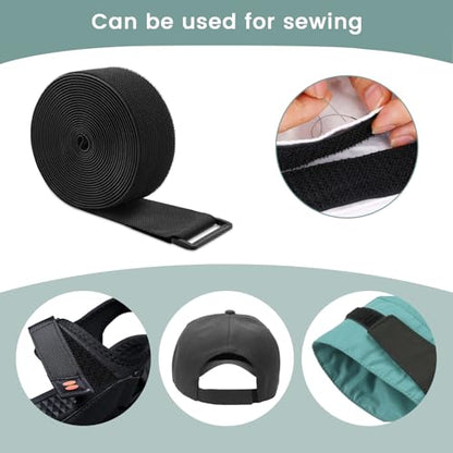 1.5In x 16Ft Cinch Straps Heavy Duty With 20 Buckles, Black Nylon Hook and Loop Straps, Reusable Long Cable Ties for Organizer or Storage (Pack of 3) - size: 1.5In x 16Ft (Pack of 3)
