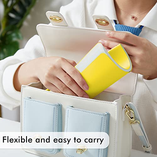feela 36 Pack Soft Cover Journal Bulk, Lined Blank Travel Journal for Women Men Writing, Notebooks College Ruled for Work, Note Taking Notebook School Business Supplies, 8.2” x 5.5”, A5, Lemon Yellow - color: 36 Lemon Yellow