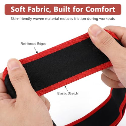 3 Pack Numbered 8-Loop Stretching Straps, Multi-Loop Elastic Resistance Bands for Yoga, Pilates, Dance, Gymnastics, Leg & Hip Flexibility Training