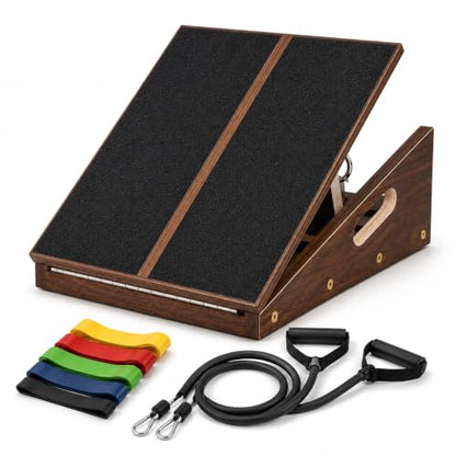 Adjustable Wooden Slant Board for Calf Stretching