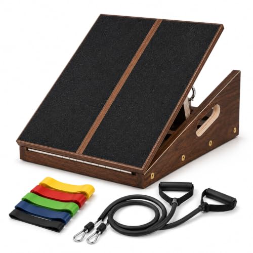 Adjustable Wooden Slant Board for Calf Stretching