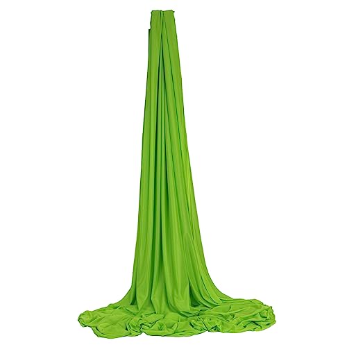 Deluxe Pilates & Yoga Flying Swing Aerial Hammock - Silk Fabric (5mx2.8m) - color: Green