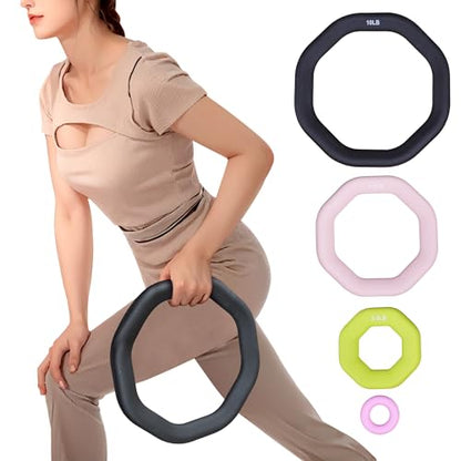 Leikefitness Weight Ring，2in1 Kettlebell&Power Ring,Yoga Exercise,Aerobics