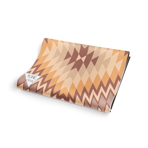 Yune Yoga Southwestern Collection – Red Rocks Sunrise Yoga Mat – 72”x24”, 6mm Thick, Non-Slip, Eco-Friendly PER – Native-Inspired Design for Home & Studio