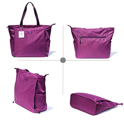 ESVAN Yoga Mat Bag Yoga Tote Carrier Shoulder Bag Carryall Tote for Office,Yoga,Pilates,Travel,Beach and Gym - color: K