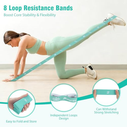 Pilates Kit Equipment, Pilates Ring and Ball for Women Home Workout
