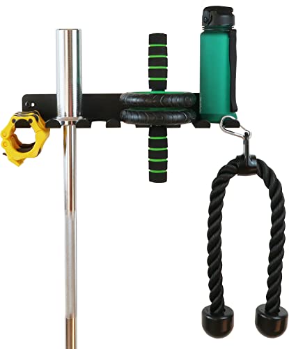 Multi-Purpose Storage Rack Resistance Bands Rack Gym Storage Rack Fitness Bands Rack Heavy Duty Rack for Resistance Bands, Straps, Jump Ropes, Foam Rollers, Chains, Weight Belts, Tools (M-17) - style: M-17"