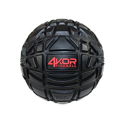 4KOR Massage Balls for Trigger Point Therapy - Myofascial Release Ball - Muscle Relief for Back, Neck, Shoulder, Foot Pain - Fitness Massage Balls for Mobility - Deep Tissue Release Ball - style: 3.2in Grippy Roller Ball